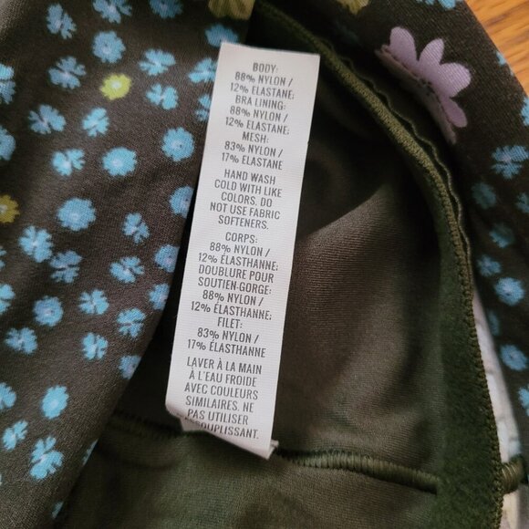 AERIE | OFFLINE Real Me Floral Cross Back Sports Bra | Sz. S - Picture 5 of 6